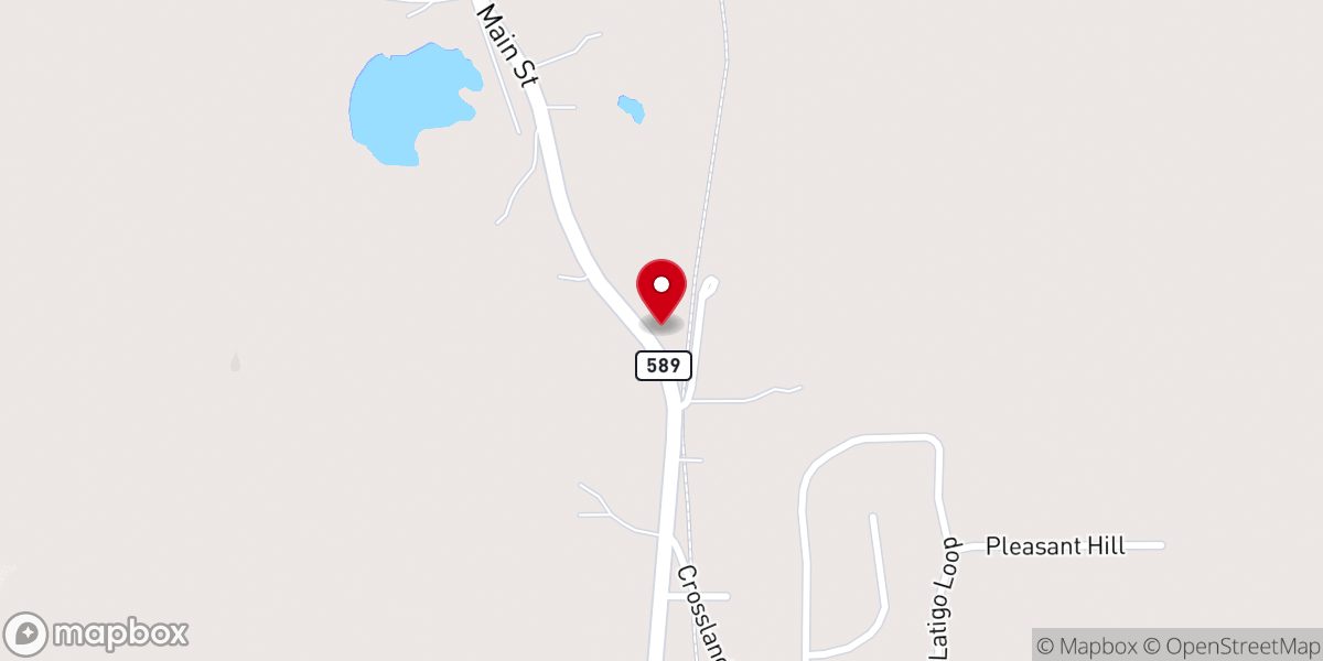 Map showing location of The Springs Church