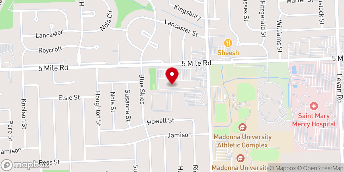 Map showing location of Talk & Pray About It Community