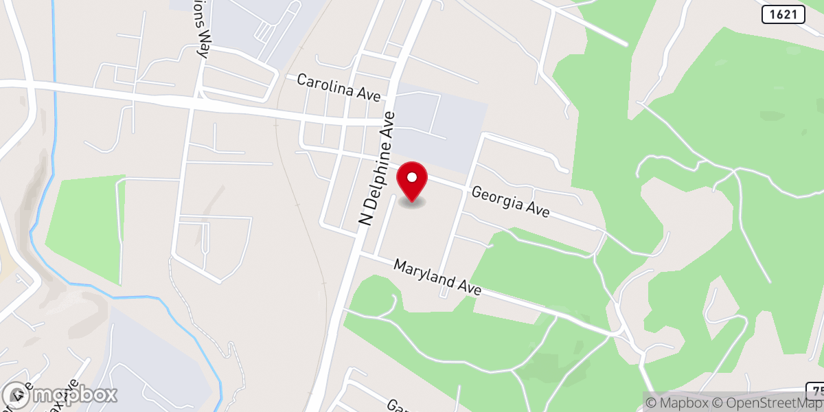 Map showing location of Waynesboro Wesleyan Church