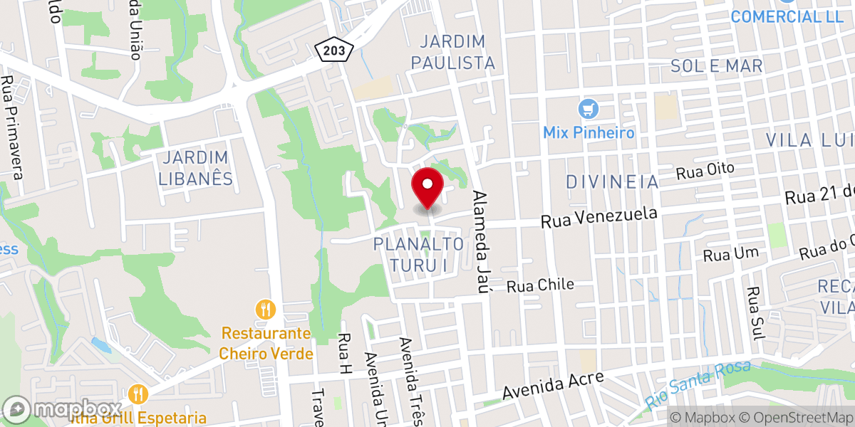 Map showing location of Igreja De Deus Pentecostal Do Brasil