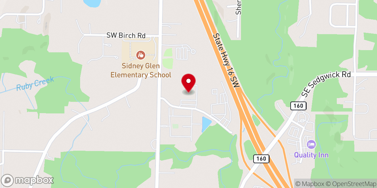 Map showing location of First Christian Church