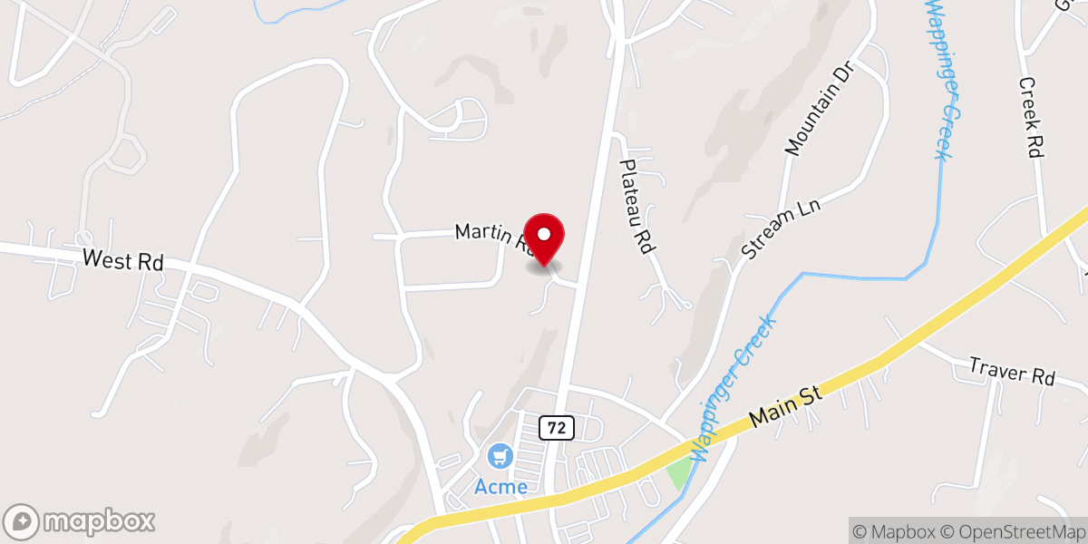 Map showing location of Pleasant Valley Ecumenical Food Pantry - Food Distribution Center