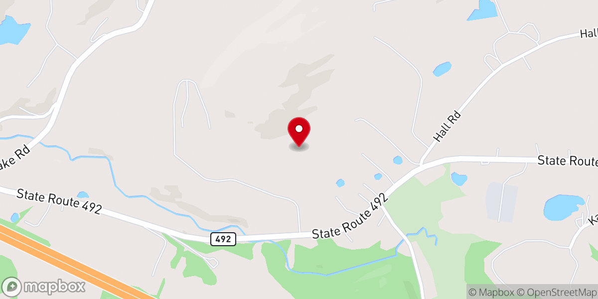 Map showing location of New Milford Township