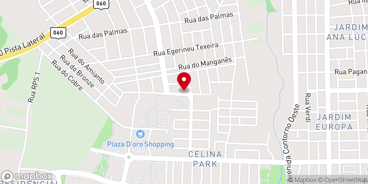 Map showing location of IGREJA MORADA GOIÂNIA