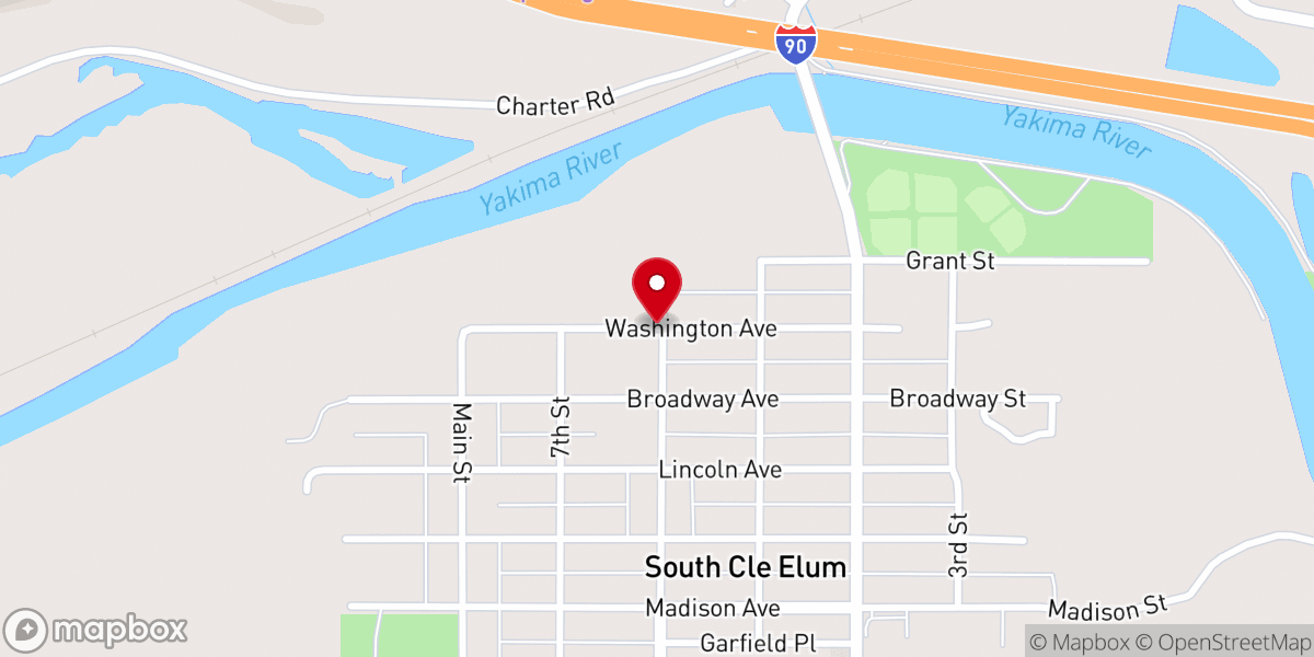 Map showing location of Good Faith Lutheran Church
