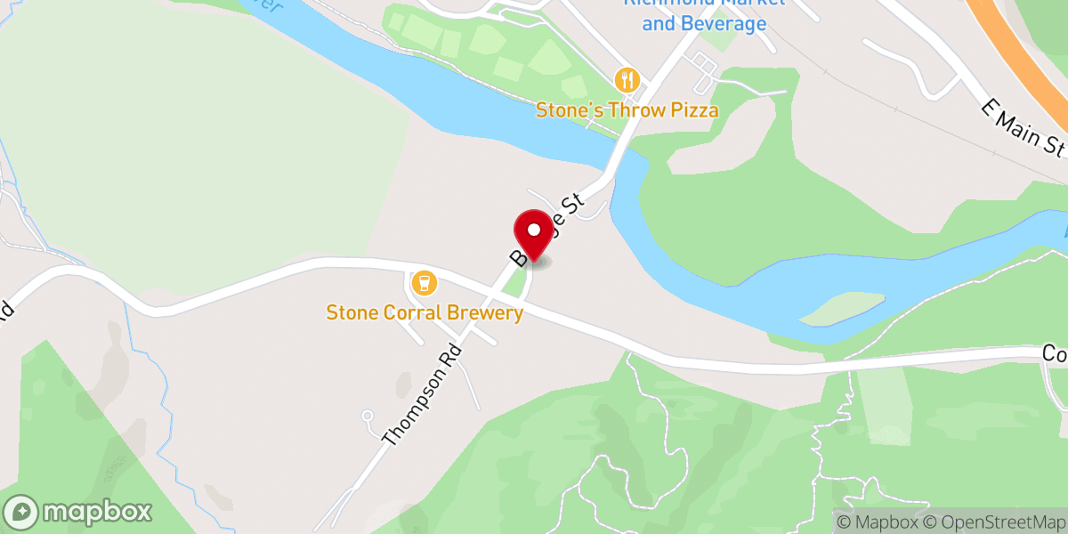 Map showing location of The Old Round Church