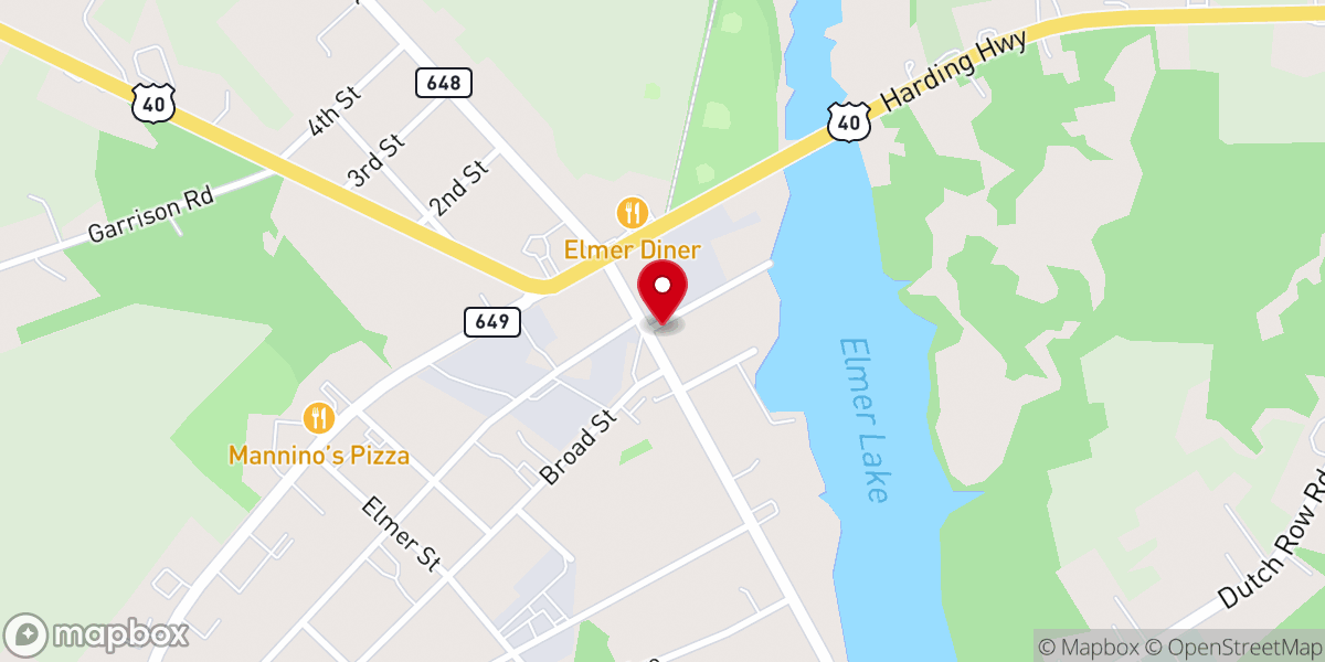 Map showing location of The Hanger Community Center