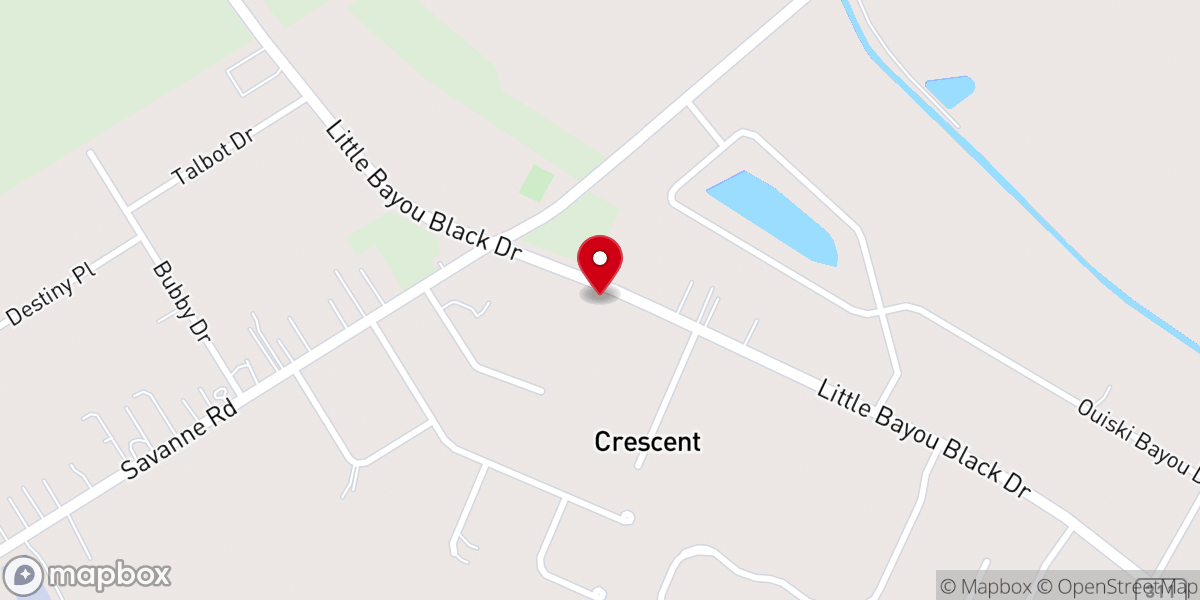 Map showing location of St Mathews Baptist Church
