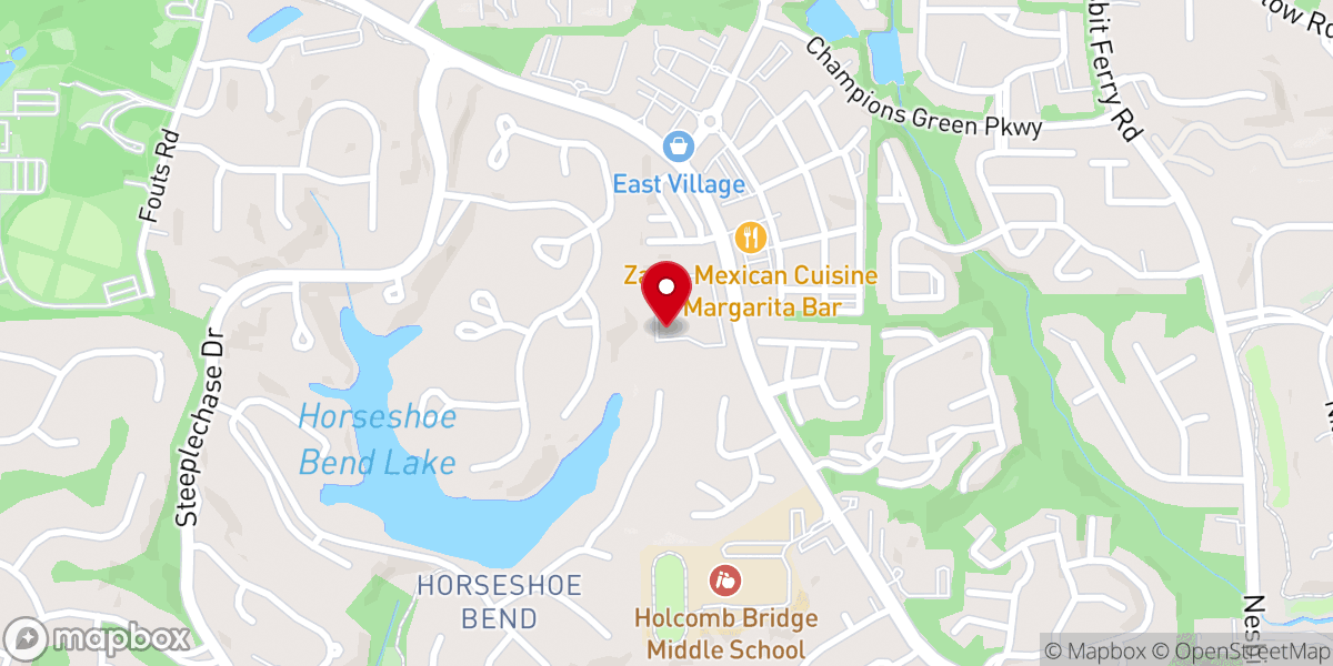 Map showing location of Christian City Church North Atlanta Inc