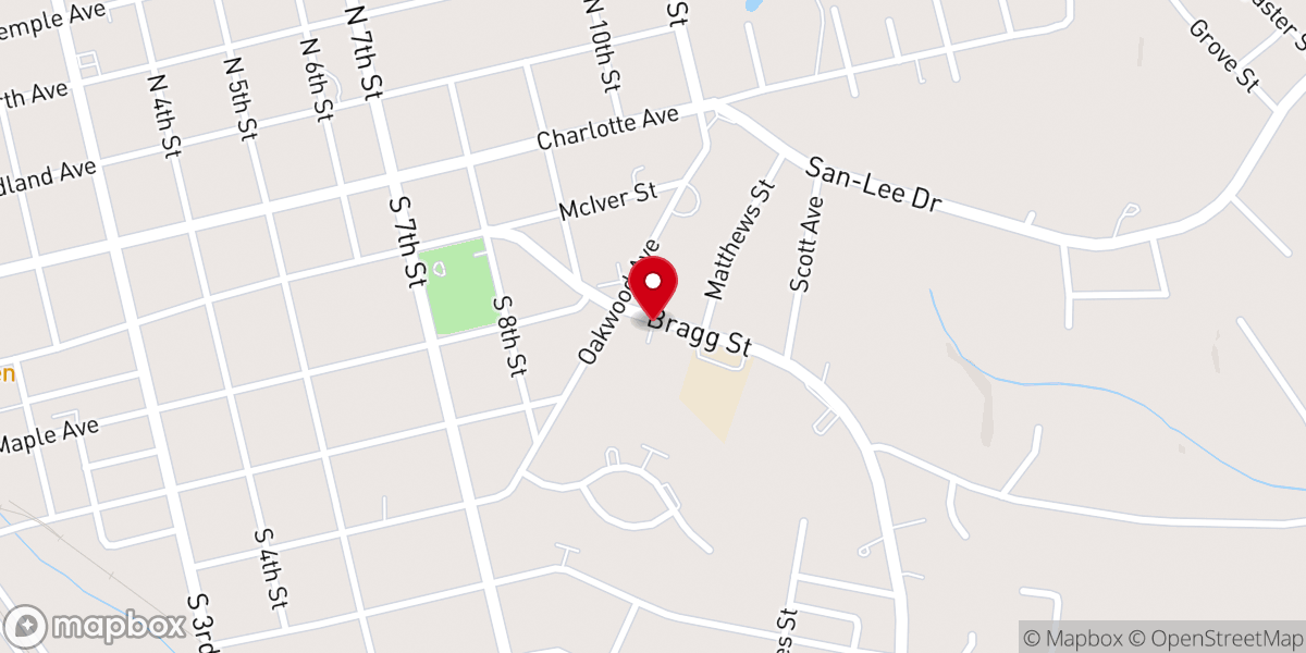Map showing location of OneWay Christian Church