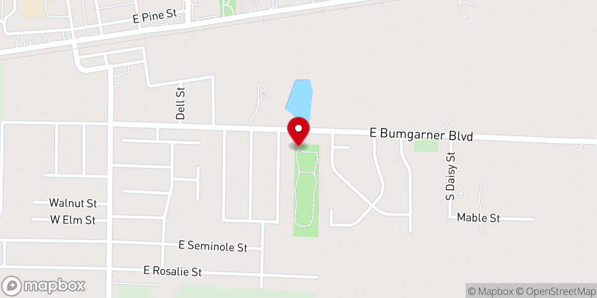 Map showing location of Howard Smith Community Park