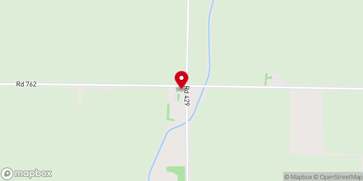 Map showing location of Buffalo Grove Presbyterian Church