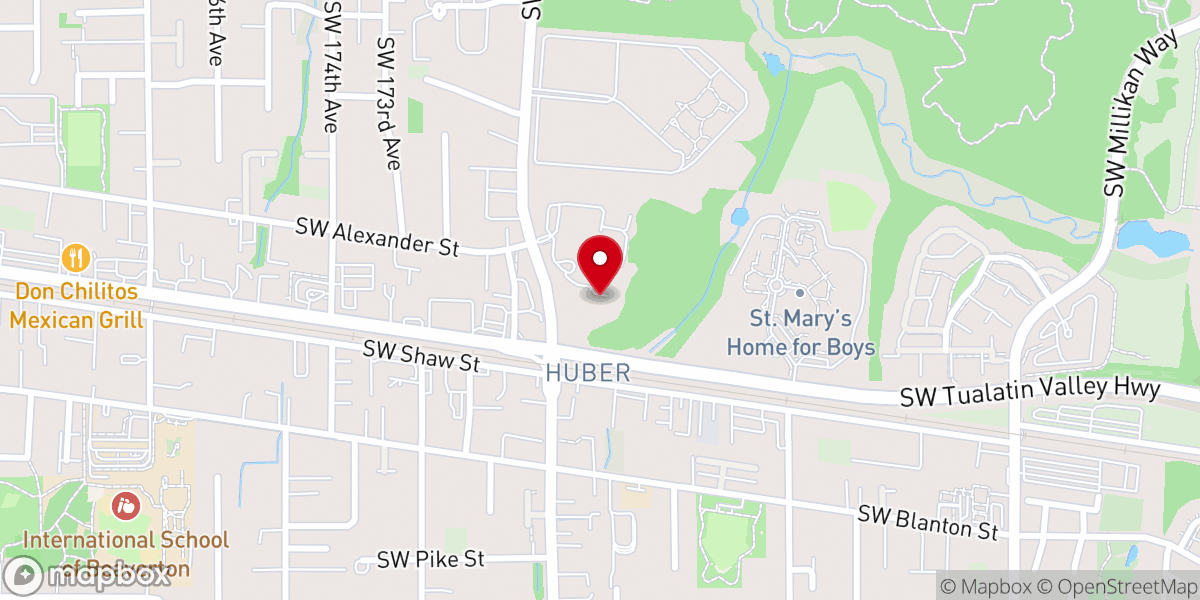 Map showing location of Our Lady-Peace Retreat Infrmry