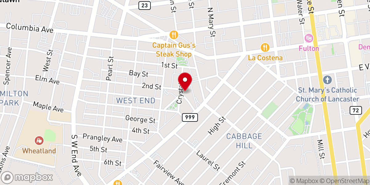 Map showing location of Christ Alone Fellowship