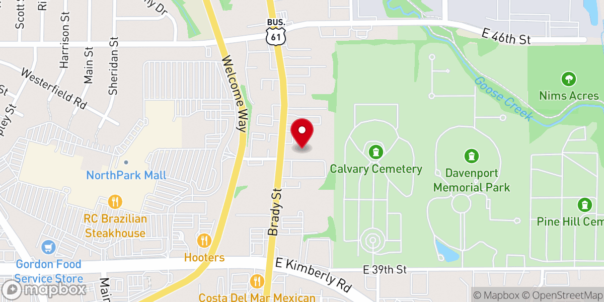 Map showing location of Community of Christ Latter Day Saints