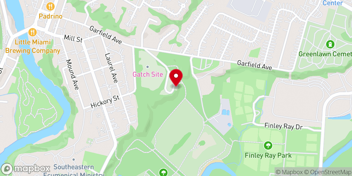 Map showing location of Valley View Nature Preserve