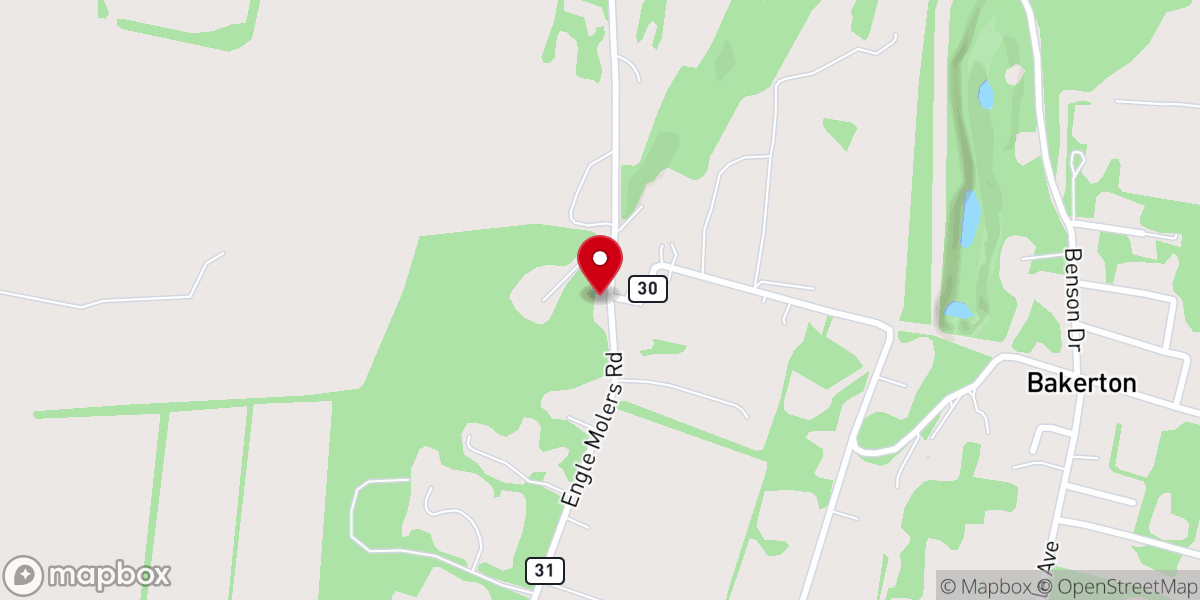 Map showing location of Zion Chapel - Pentecostal Holiness Temple