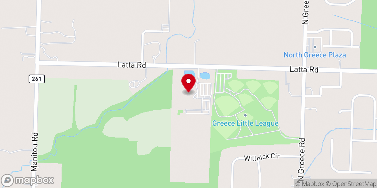 Map showing location of Lakeshore Community Church