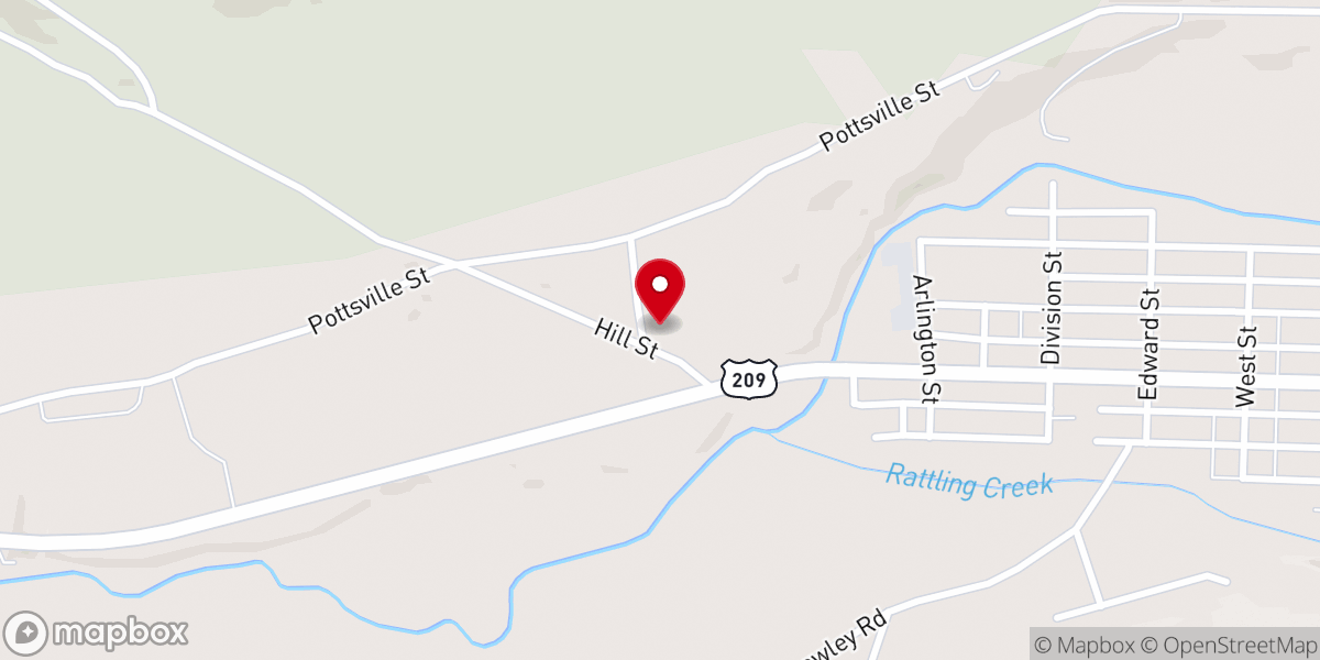 Map showing location of Miracle Revival Church