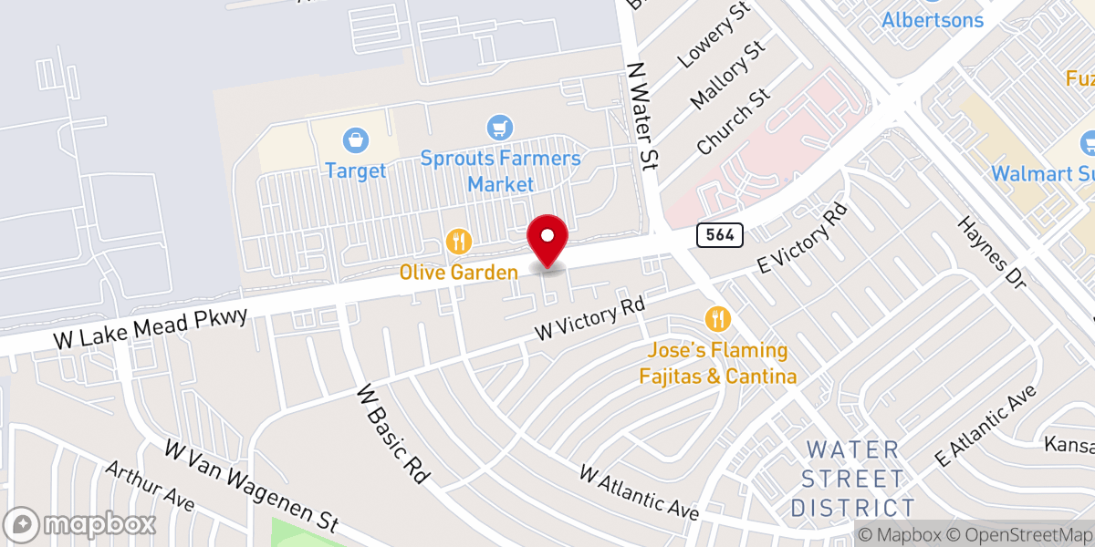 Map showing location of Calvary Chapel of Henderson