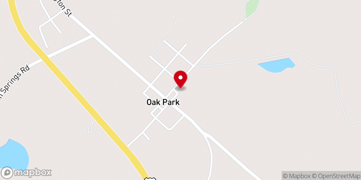 Map showing location of United Fellowship Baptist Church