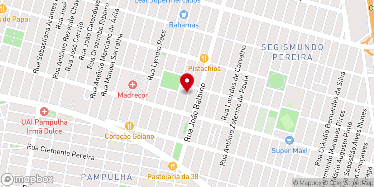 Map showing location of Igreja Batista Brasa Viva