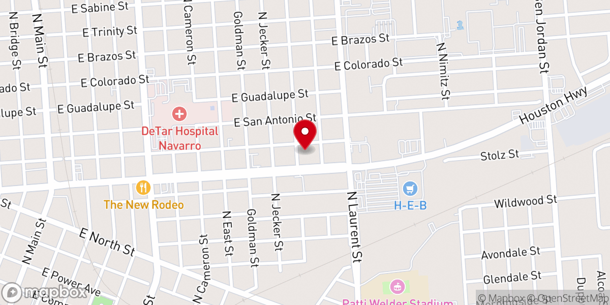 Map showing location of Sonrise Worship Center