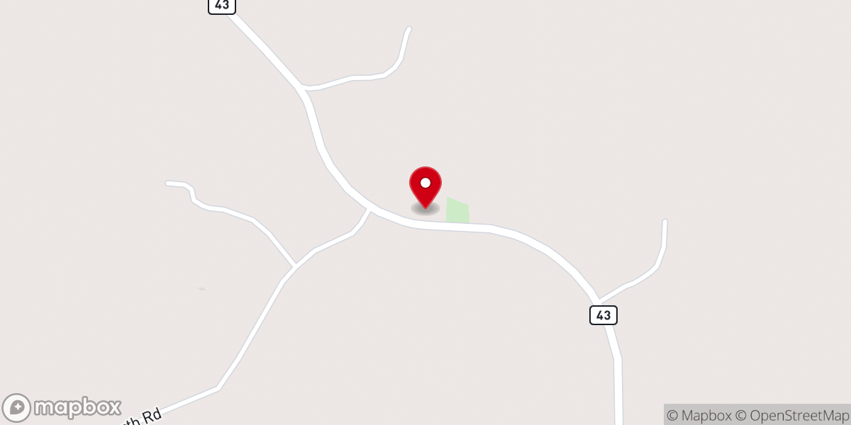 Map showing location of Lodebar Church