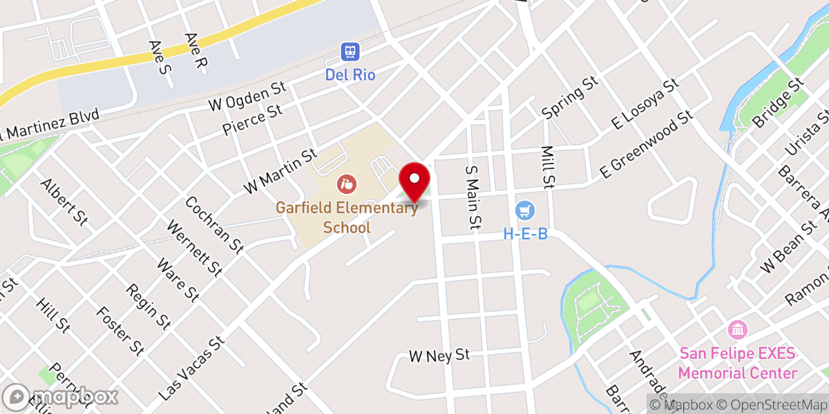 Map showing location of St. James Episcopal School