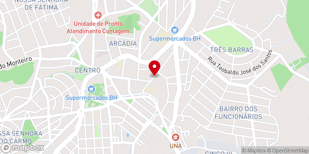 Map showing location of Igreja Batista Livre