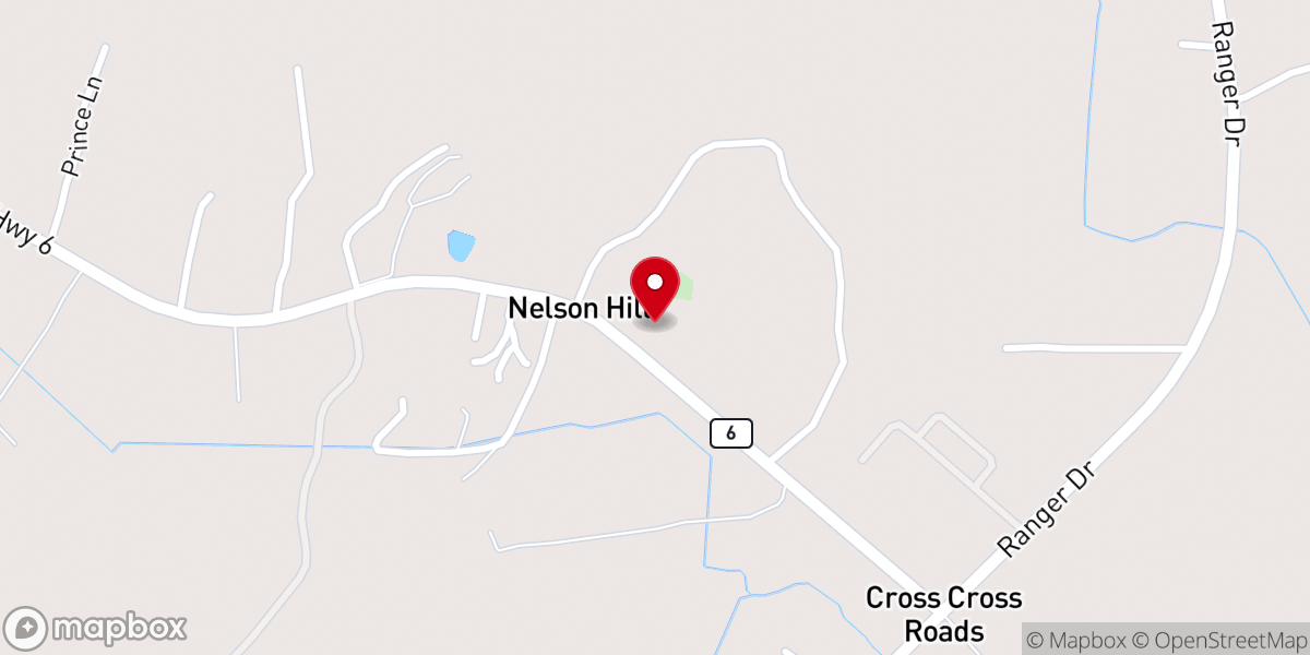 Map showing location of Jerusalem United Methodist Church
