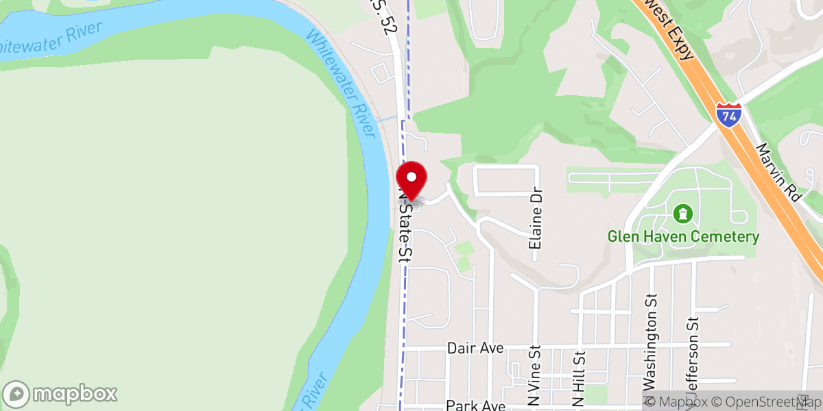 Map showing location of Harrison Seventh-day Adventist Church
