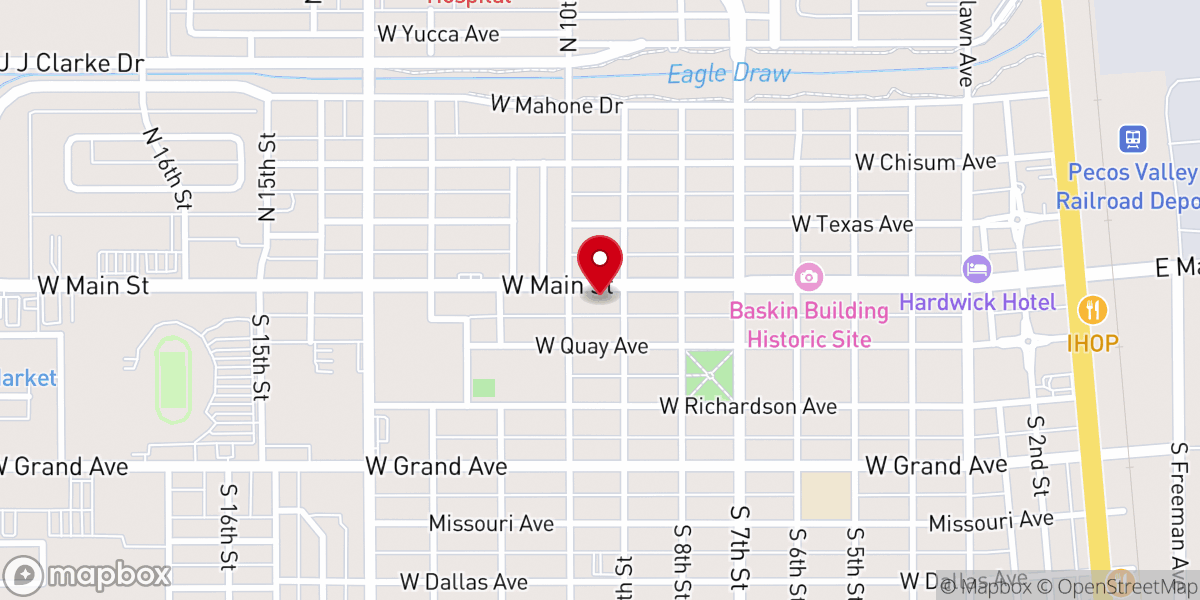 Map showing location of Schlotzsky's