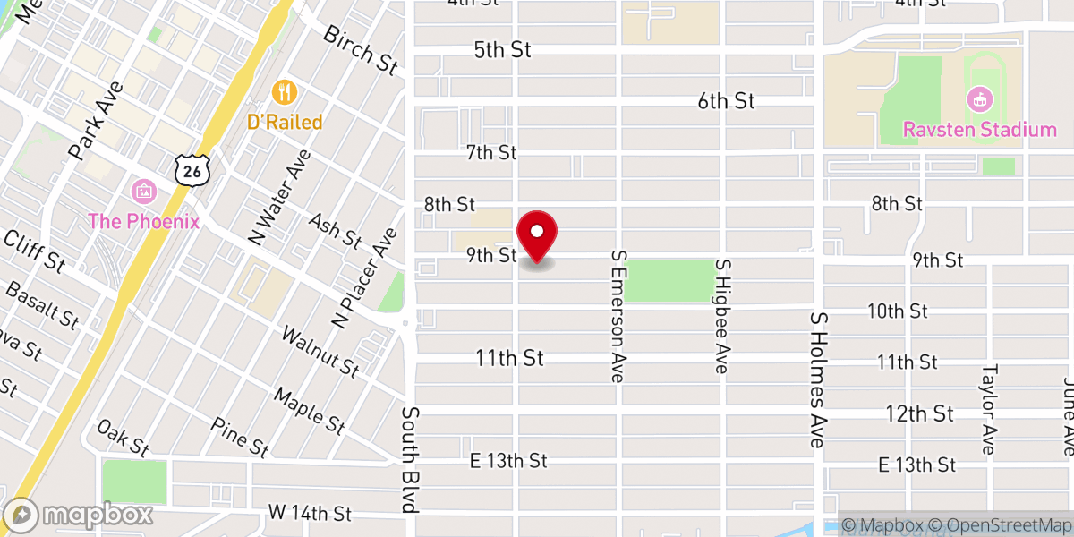 Map showing location of Saint John Paul II Catholic Church
