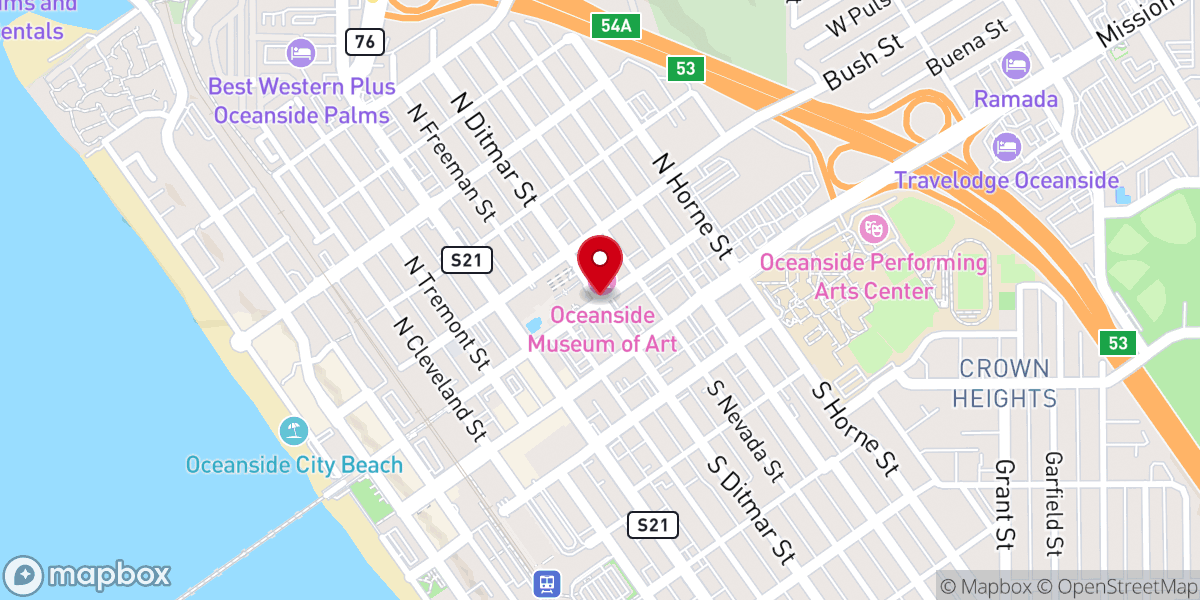 Map showing location of World Harvest Christian Center