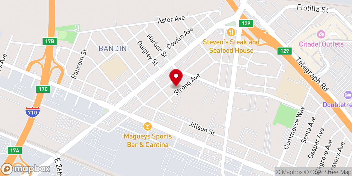 Map showing location of St. Marcellinus Church