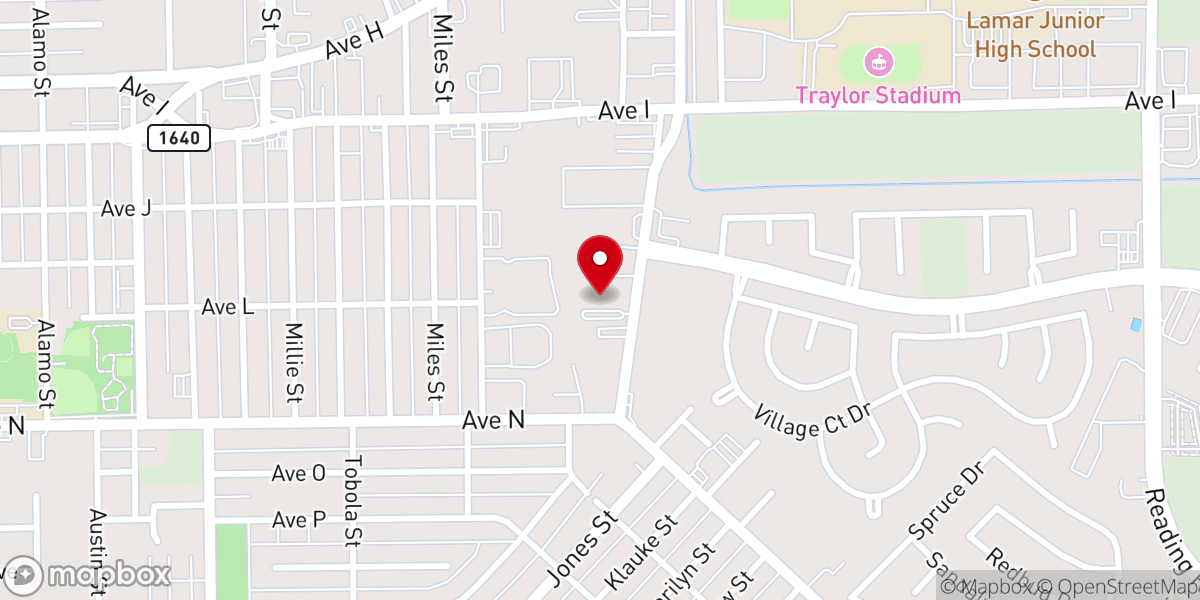 Map showing location of First Presbyterian Church