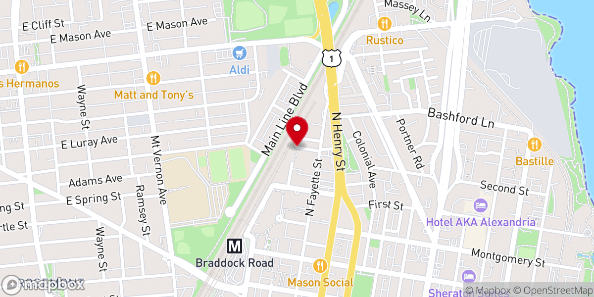 Map showing location of DC Metro Church Inc
