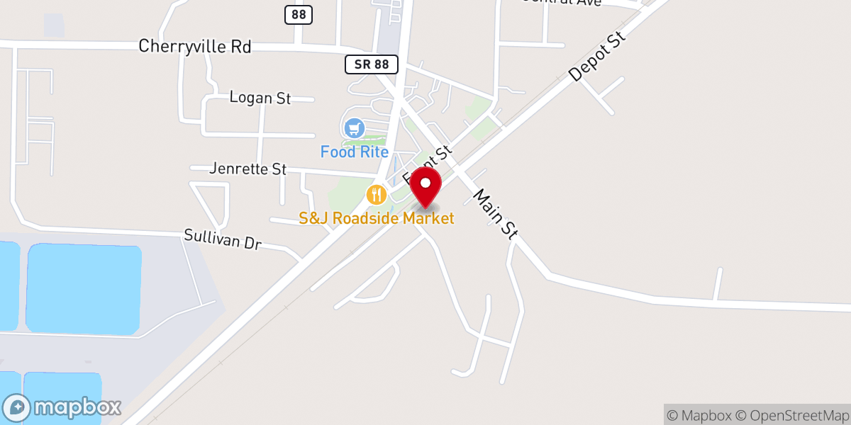 Map showing location of Church of the Lord Jesus