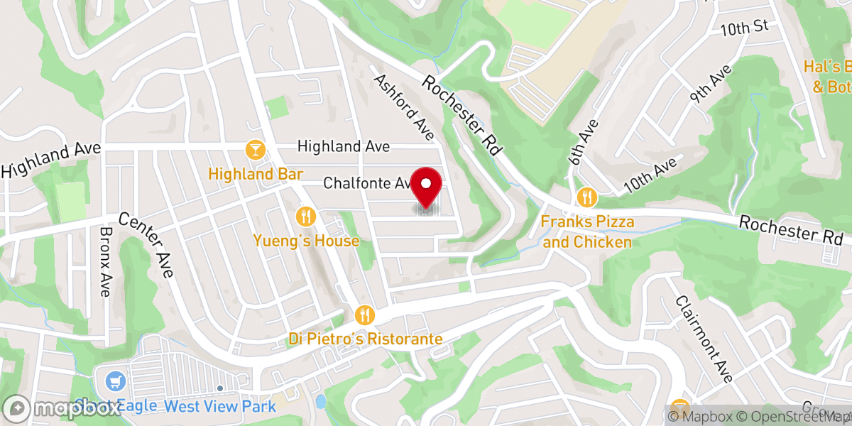 Map showing location of St. Athanasius Church - Our Lady of Mt. Carmel Parish