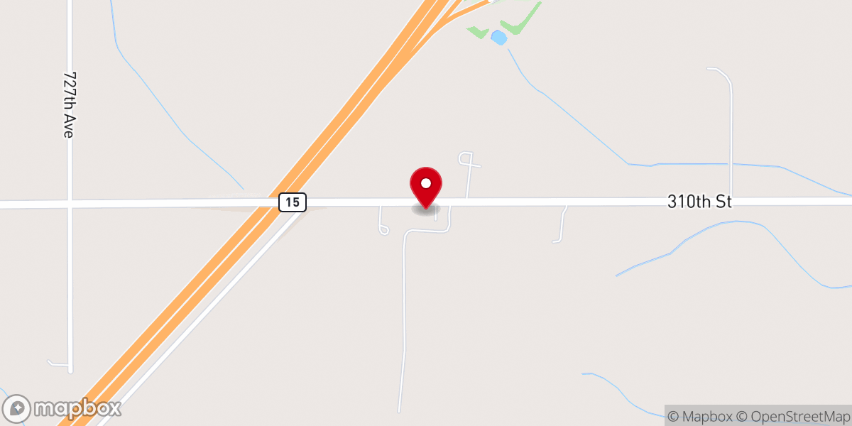 Map showing location of Immanuel Lutheran Church