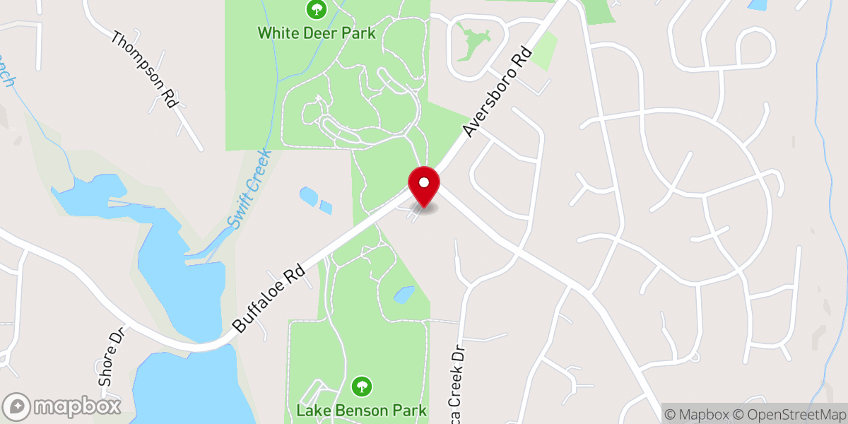 Map showing location of Lord of Life Lutheran Church ELCA
