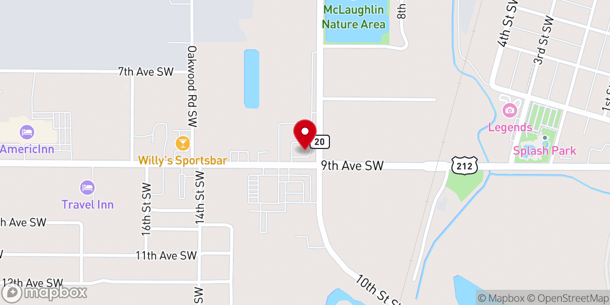 Map showing location of The Roadhouse Cafe