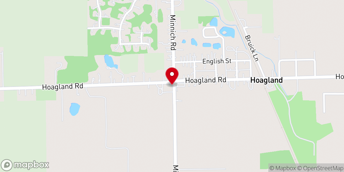 Map showing location of Antioch Lutheran Church NALC