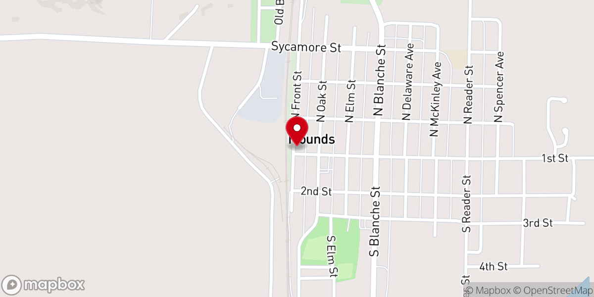 Map showing location of Pulaski County Public Aid