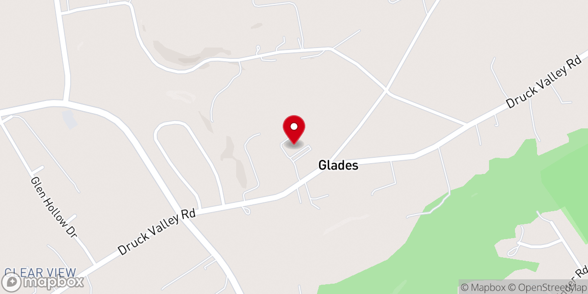 Map showing location of First Baptist Church