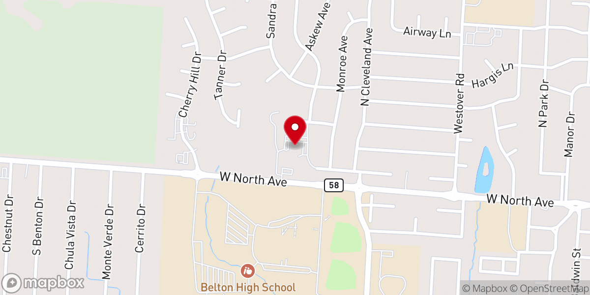 Map showing location of St. Sabina Parish