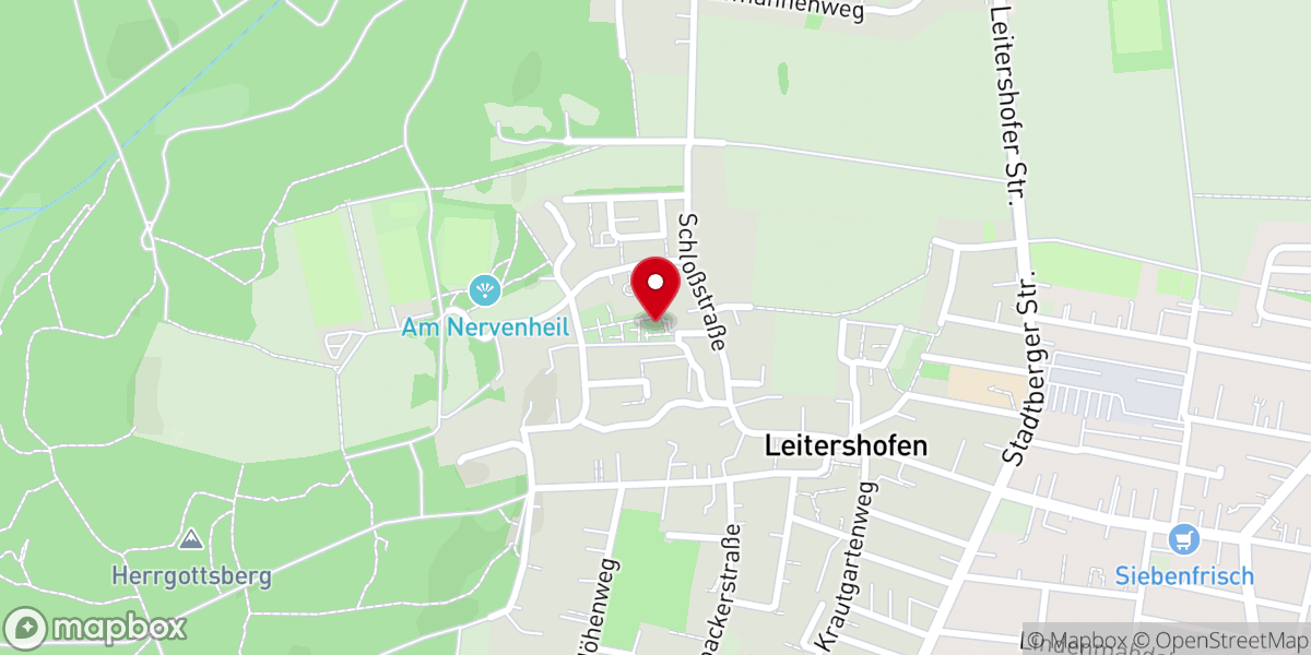 Map showing location of St. Oswald