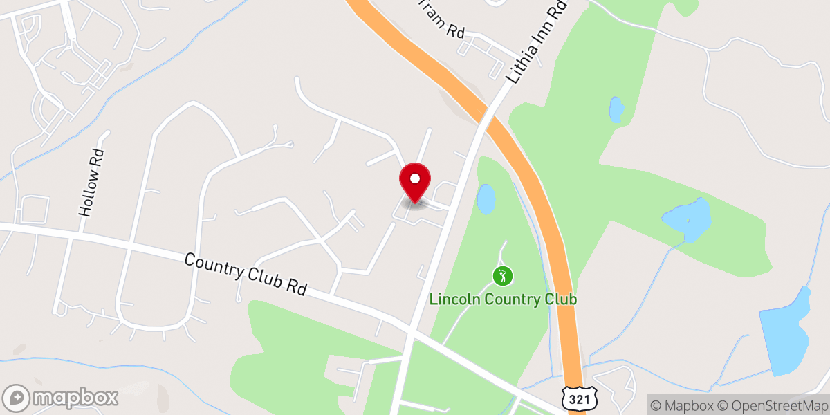 Map showing location of Redemption Outreach Center