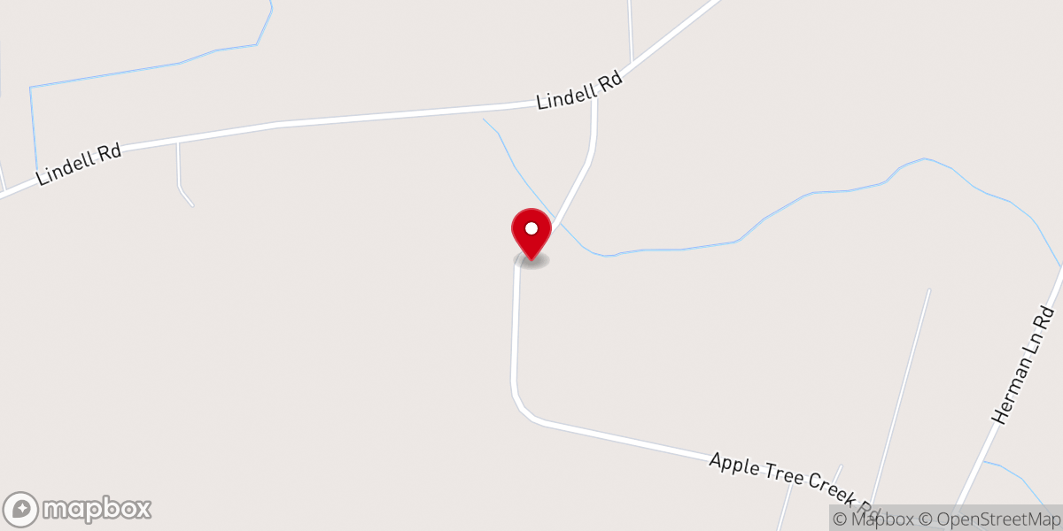 Map showing location of Union Free Will Baptist Church